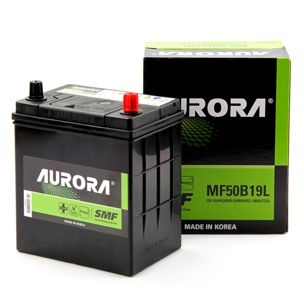 Аккумулятор AURORA JIS MF-50B19L Аккумулятор AURORA JIS MF-50B19L